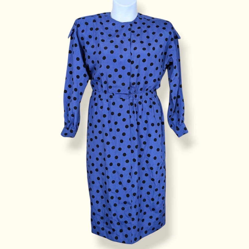 Vintage Leslie Fay Polka Dot Dress